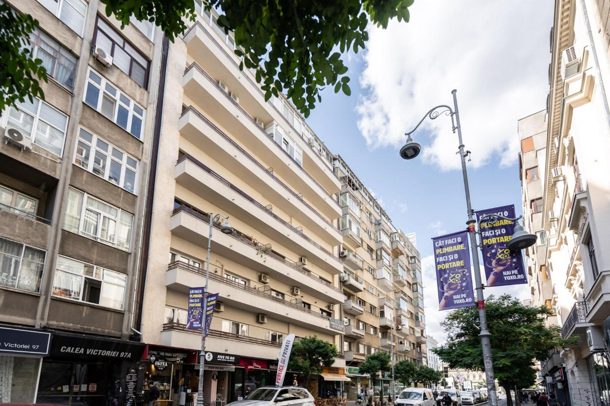 Sunset - Luxury Studio On Calea Victoriei Bükreş Dış mekan fotoğraf